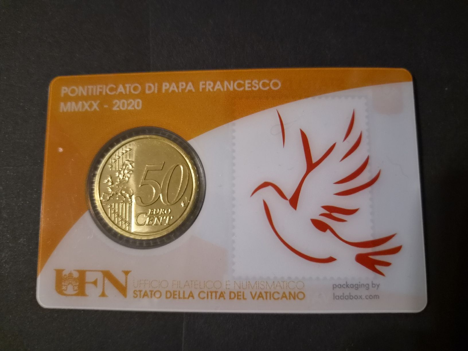 Tutti le monete: Vatican Stamp&coincard n°32 – Nuovo (secondo la descrizione) da Versoix venduto da rucio 1