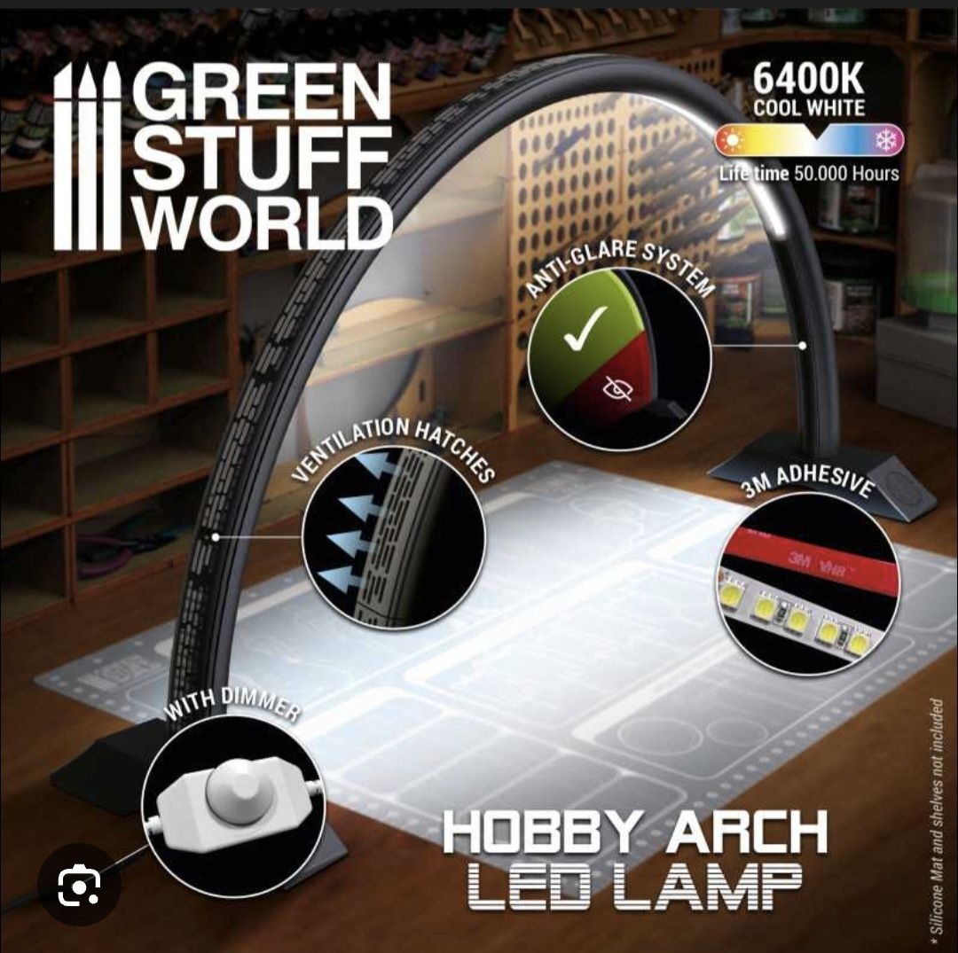 Lampade: Lampe LED GSW Arch Darth Black – Usato da La Chaux-de-Fonds venduto da Oxydro 1