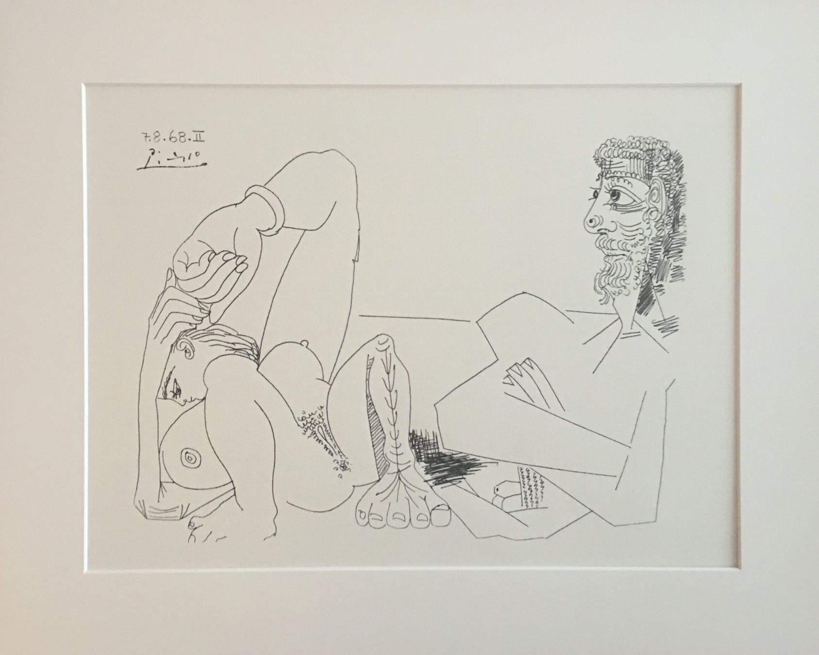 Grafica & Litografie: Pablo Picasso      "Erotische Lithographie" – Usato da Nennigkofen venduto da Sommersonnen 1