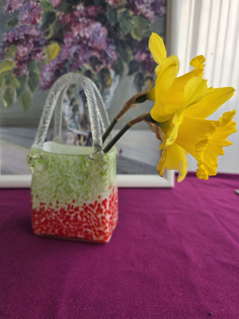 Murano Tutte le decorazioni: Murano Glas Vase Handtasche – Usato da Aegerten venduto da Jos_zem 4