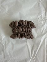 Haargummi greige gerafft neu