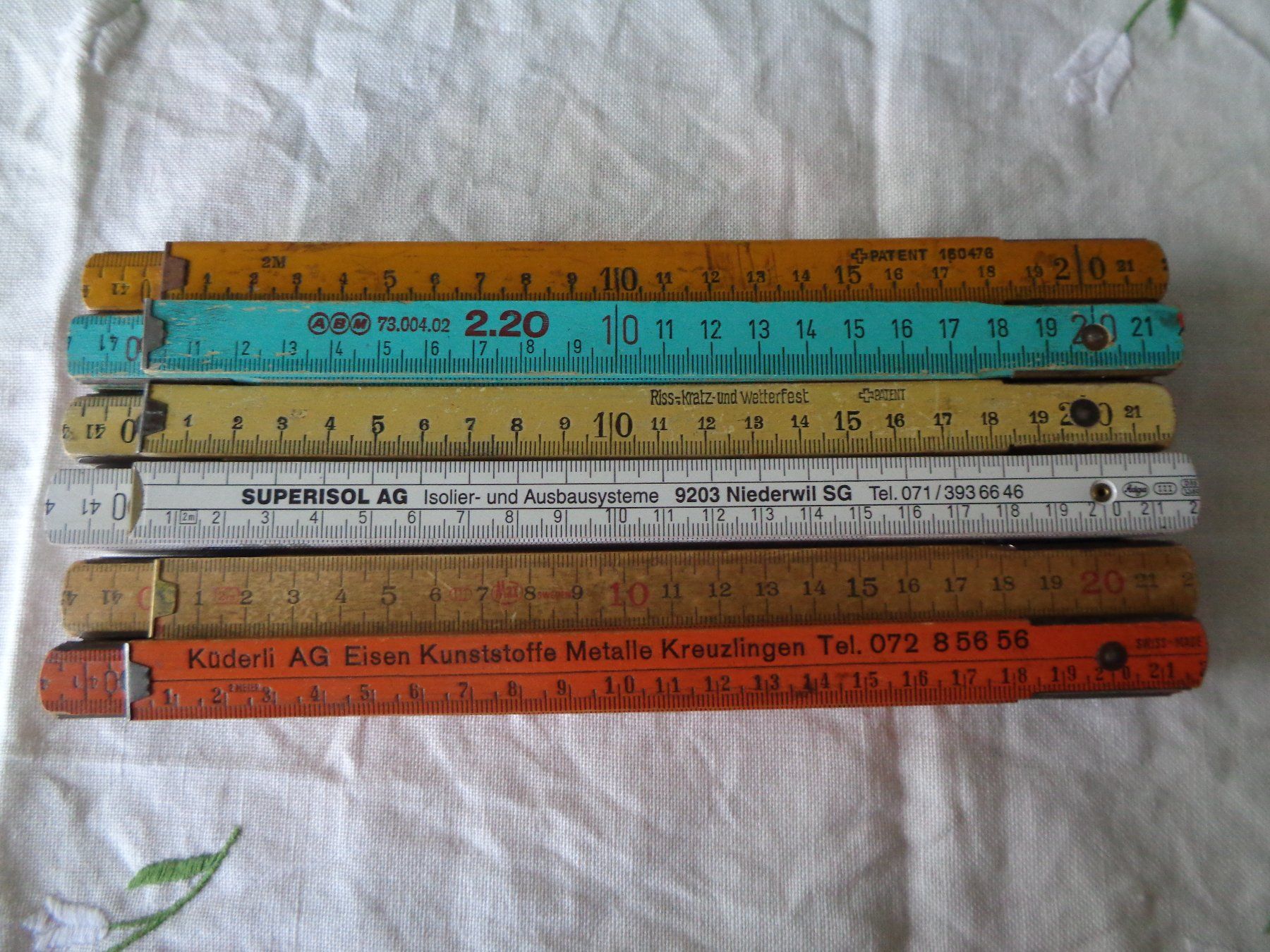 Tous les outils: lot 6 +  double mètre antiques... – D'occasion à Arbon par kbine1_is_back 3