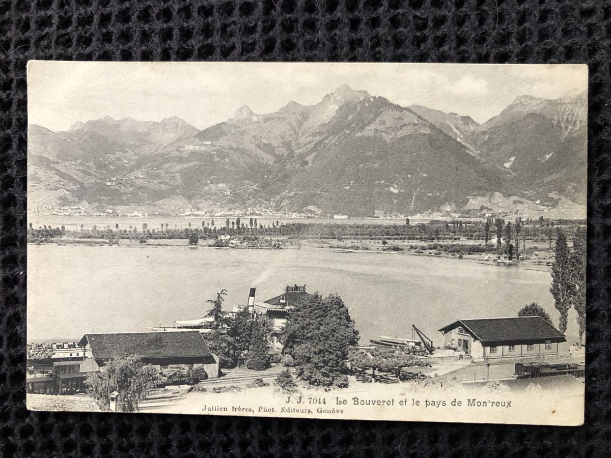 Ansichtskarten: Ansichtskarte Le Bouveret – Gebraucht aus Näfels von fritzjk