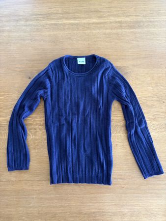 FUB Pullover aus 100% Wolle dunkelblau guter Zustand