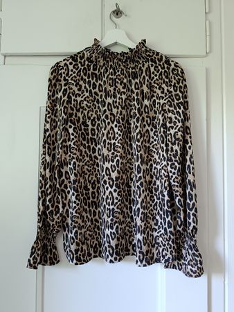 Leo-Look Bluse, Gr. M. 