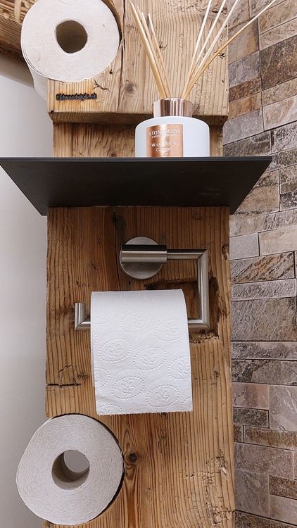 WADORN Toilettenpapierhalter Infinity Herz Design - Metall-Ständer Für 8 Rollen, Freistehend Oder Wandmontiert