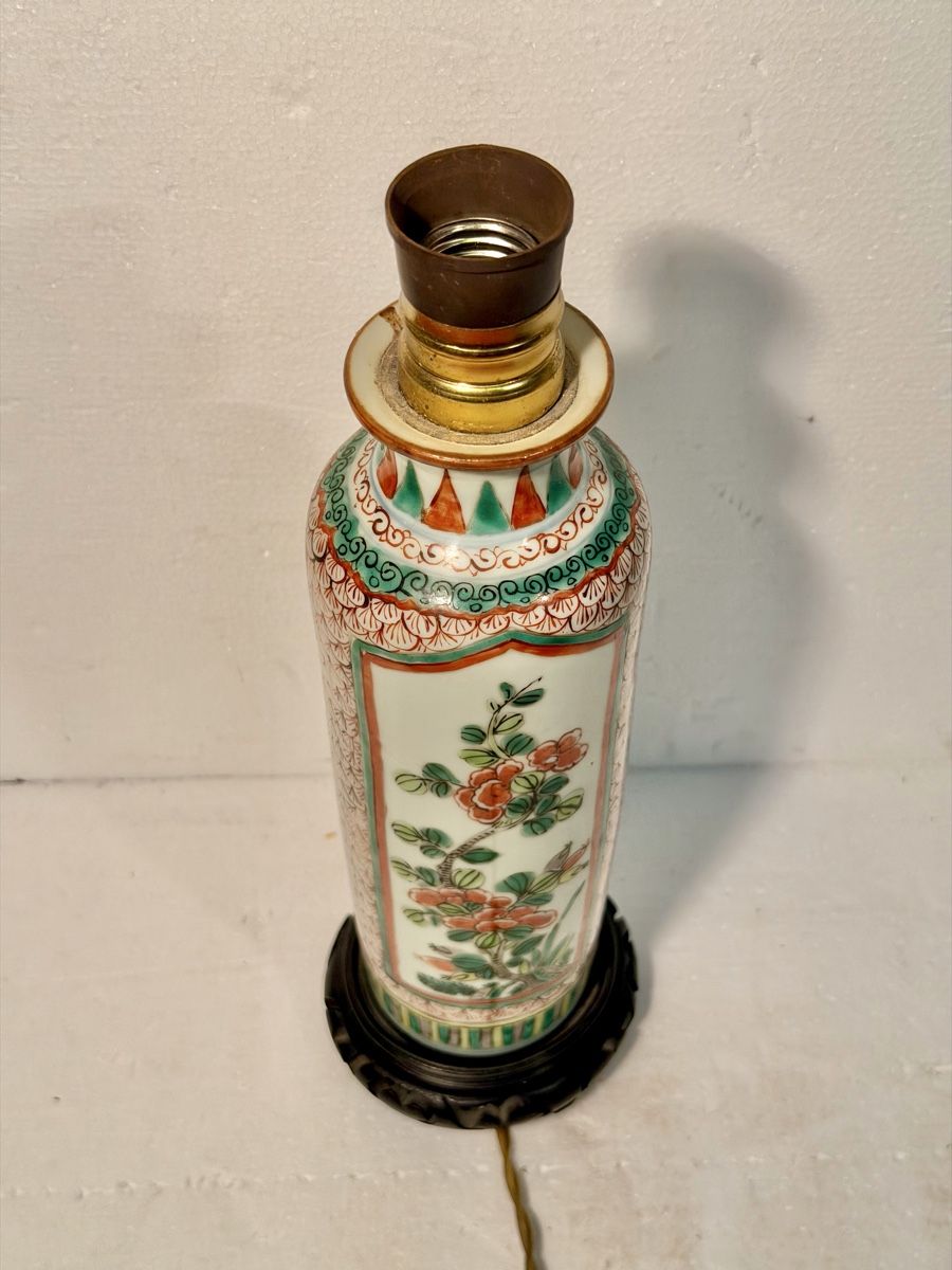 Lampes: Decorative Vase Lamp Base Floral Pattern – D'occasion à Lausanne par artnouveau05 3