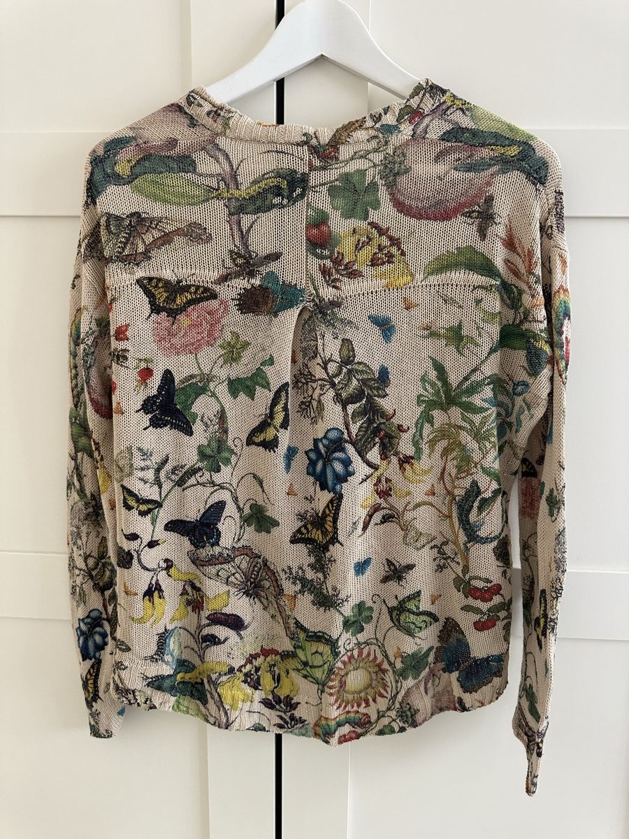 Giacche: Cardigan / Strickjacke mit Blumenmuster S – Usato da Zürich venduto da tmarina 2