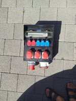 2x Demelectric Typ 810 Baustromverteiler 63A CEE