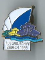 Zürichsee Schiff Pin