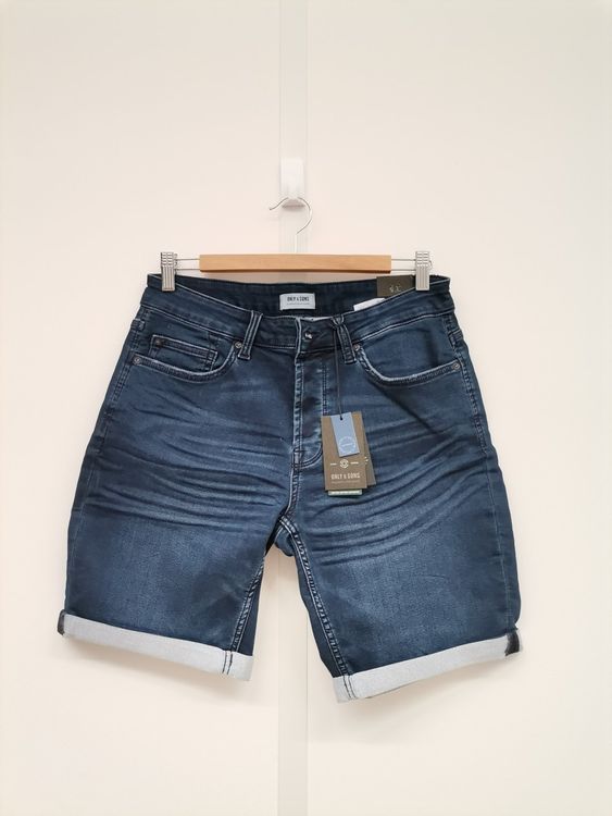 Only & Sons Heren Onsply Reg D Blue Jog Pk 8582 Dnm Noos 22018582 - Nu 13% korting