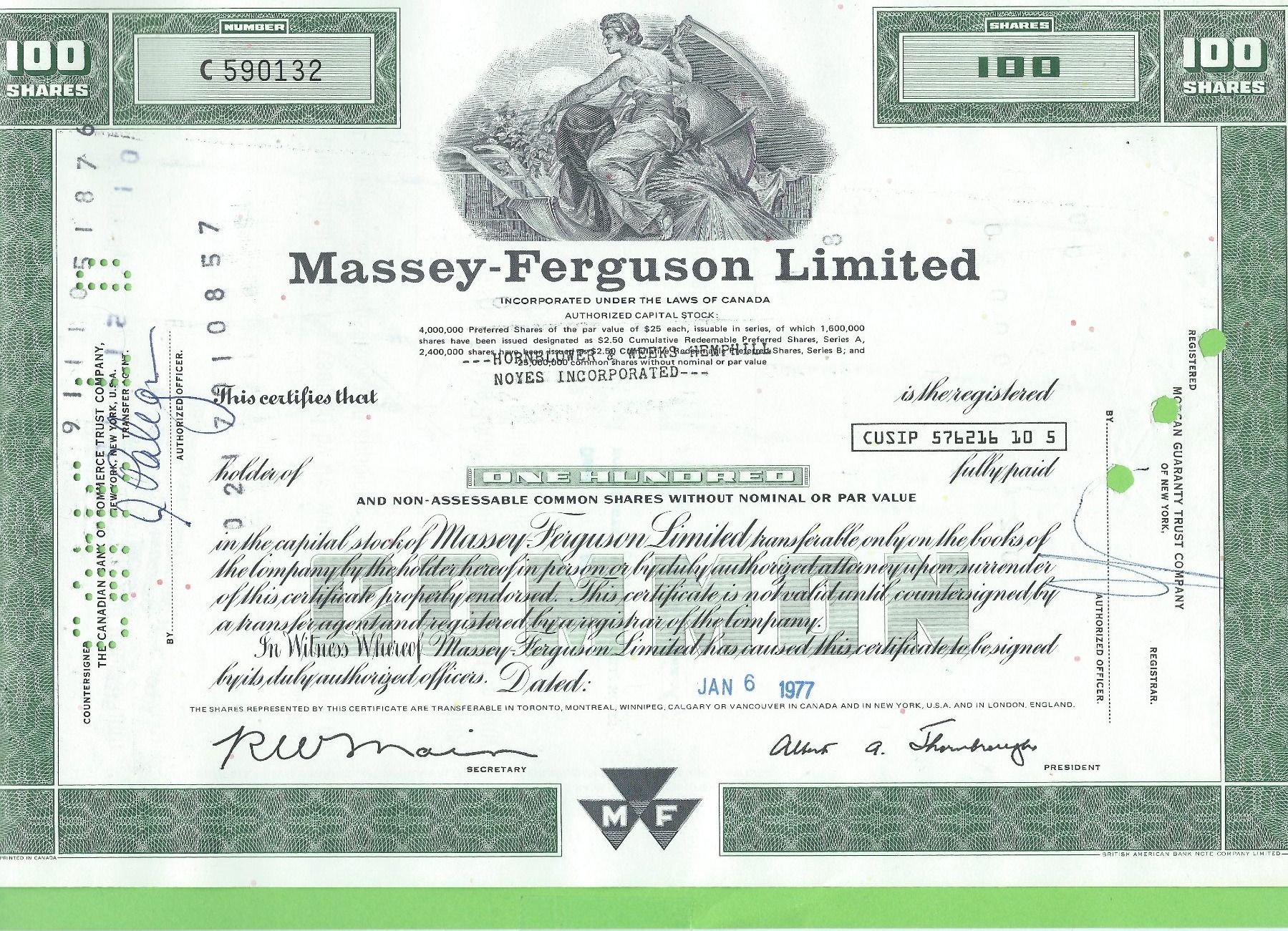 Tutti le monete: Massey-Ferguson Limited 1977 – Usato da Zürich venduto da t24_de