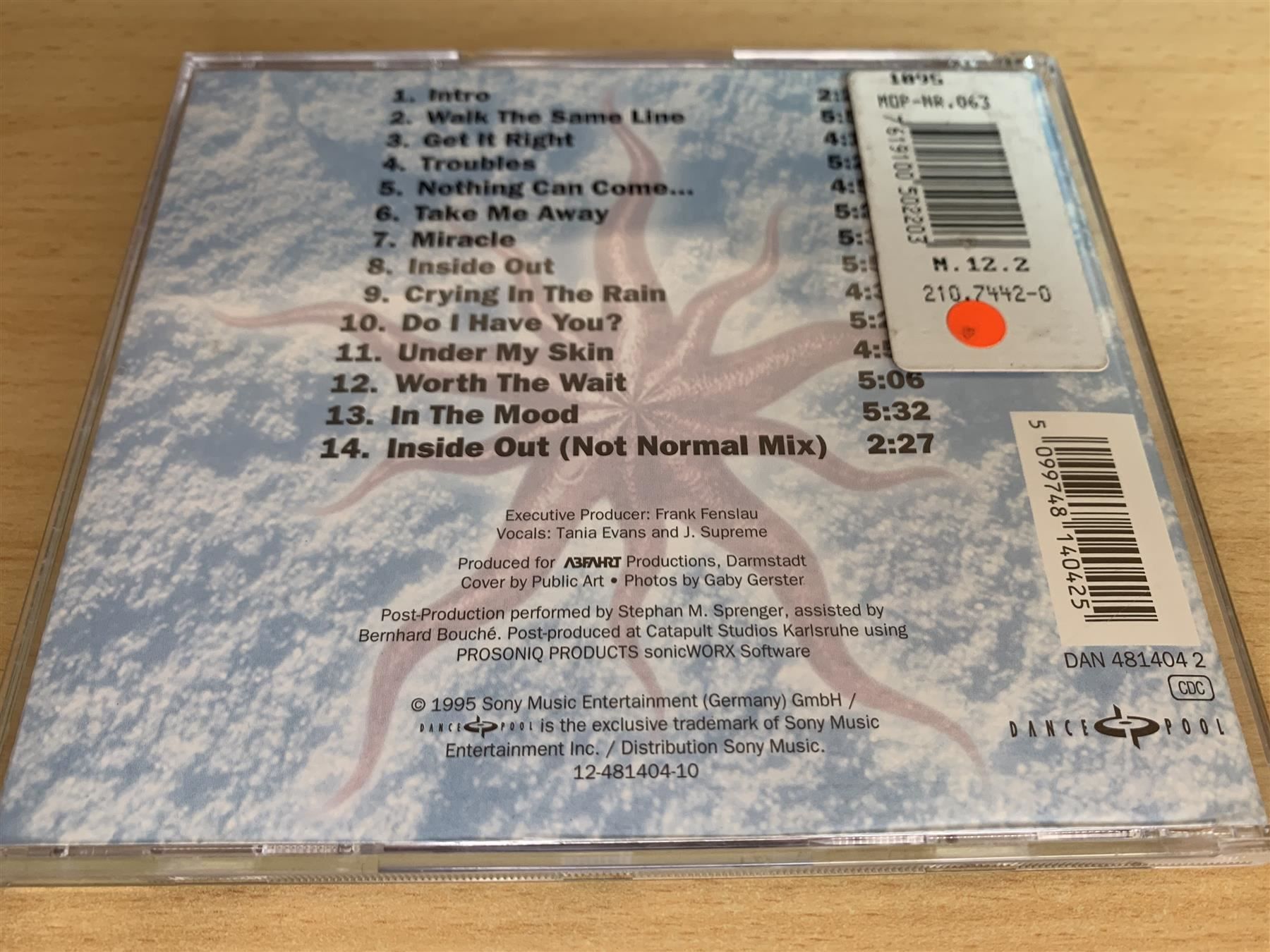CDs: Culture Beat – Inside Out – Gebraucht aus Rikon im Tösstal von Alpenmutz 1