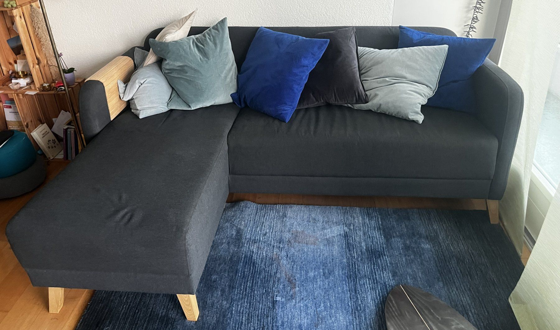 Ikea Divani: 3er Sofa dunkelgrau, guter Zustand – Usato da Unterägeri venduto da Stebus82 1