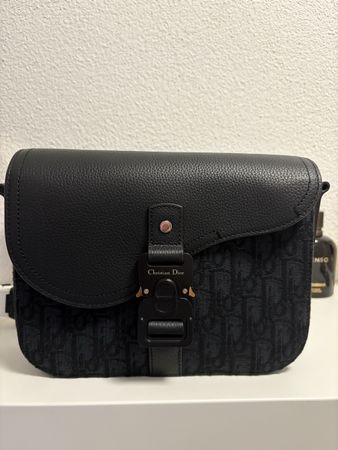 Dior Saddle Messenger Bag, Oblique Jacquard, neuwertig!