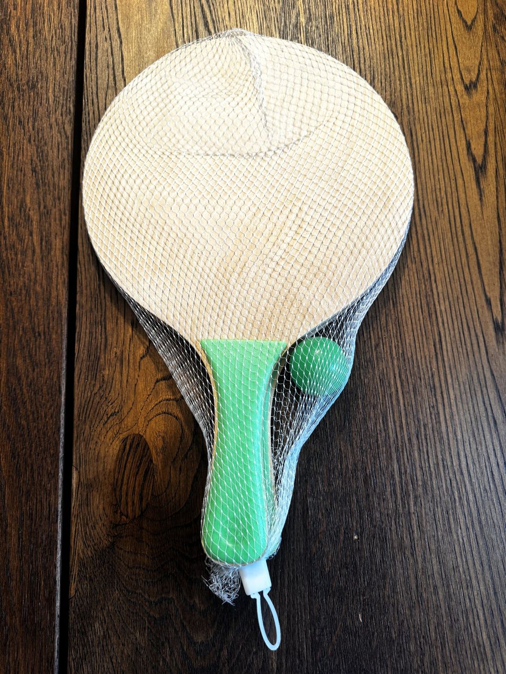 Giochi: Beachball Set Holz mit Ball grün – Usato da Luzern venduto da geat2007 1
