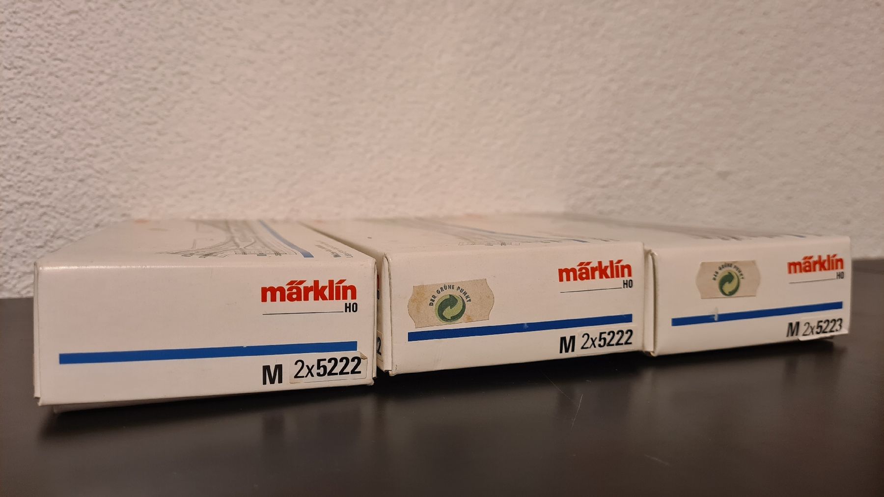 Märklin Trains électriques: Märklin M-Gleis 6x Weichen 5222/5223 – D'occasion à Dulliken par LokiSOB 1