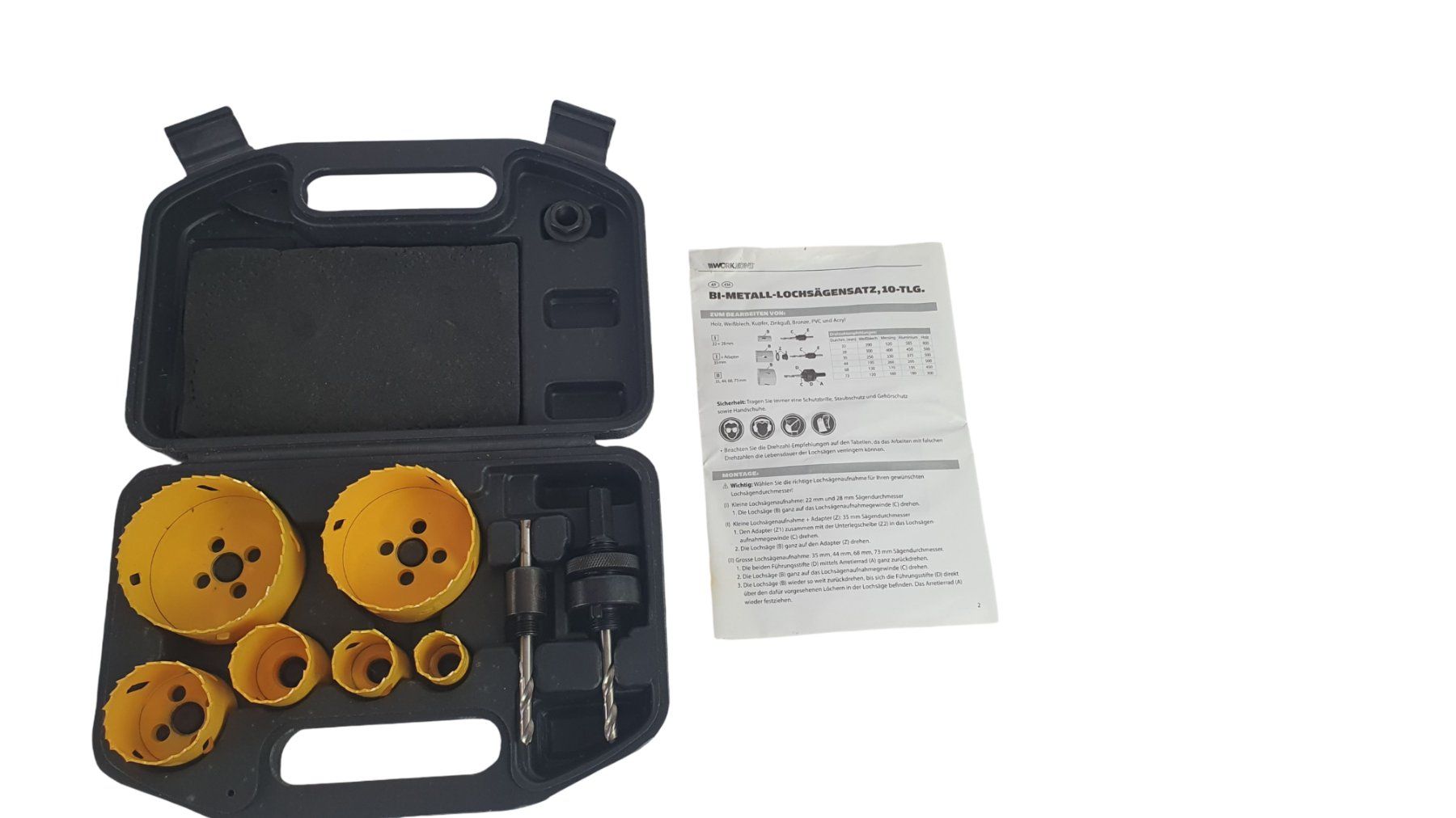 Tutti gli attrezzi: WORKZONE Metall-Lochsägen Set – Usato da Wangen b. Olten venduto da Restwert_Wangen 2