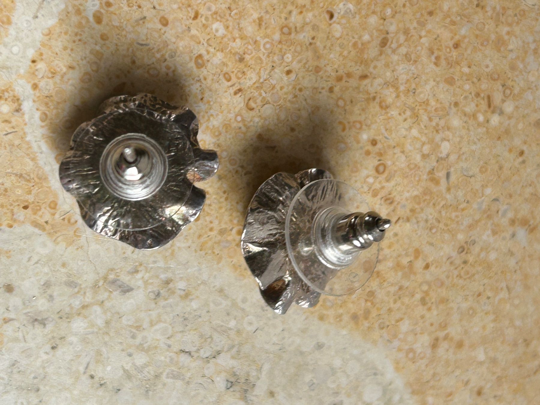 Orecchini pendenti & Orecchini a lobo: Silber Ohrstecker Pfingstrosen /ROSEN – Usato da Laufen venduto da Bellebellezza 4