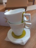 Süsses Set: 2 Tassen mit Untertassen
