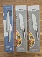 Couteau de chef et 2 couteaux Santoku Kuhn Rikon