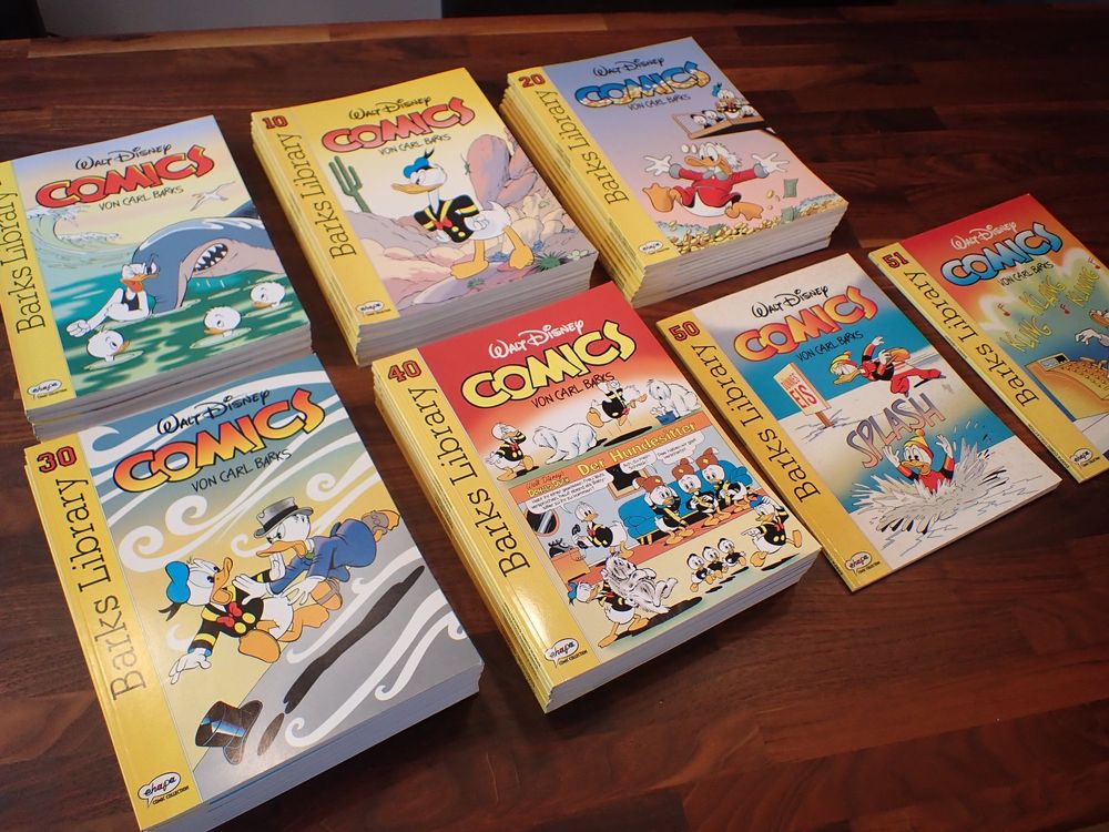 51 Barks Libary Walt Disney Comic Hefte komplett ( Donald ) (Gebraucht ...