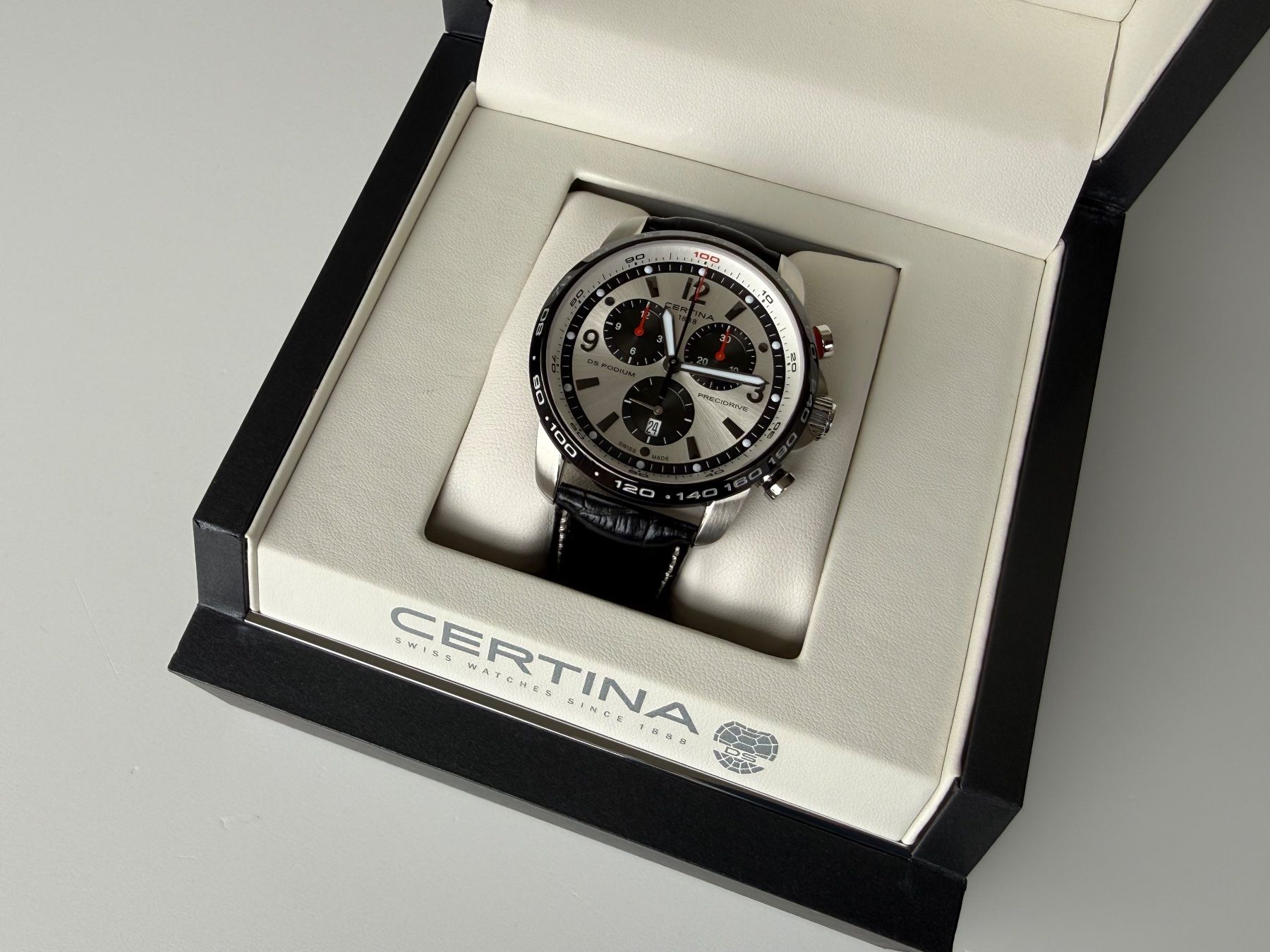 Certina Orologi: Certina DS Podium Big Size Chrono Precidrive 1/100 – Nuovo (secondo la descrizione) da Luzern venduto da Cabriolet 3