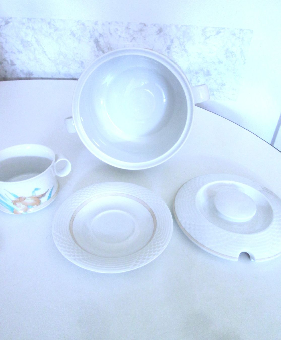 Set di piatti: Geschirr Leonard Decor Esteril, neu – Nuovo (secondo la descrizione) da Sementina venduto da babucia 3