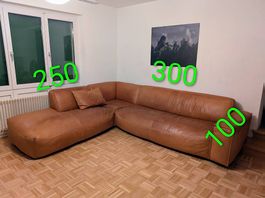 Ecksofa Leder