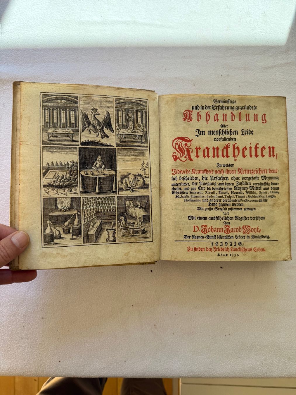Libri: Abhandlung über Krankheiten 1735 – Usato da Bern venduto da xberg36