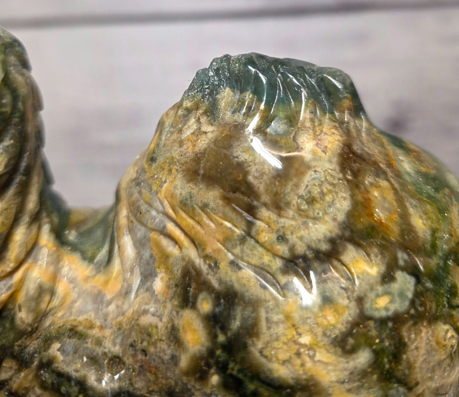 Minerali & Pietre curative: Regenwaldjaspis Dromedar 1.7kg – Nuovo e nell'imballaggio originale da Matzingen venduto da Shay_Crystalz 2