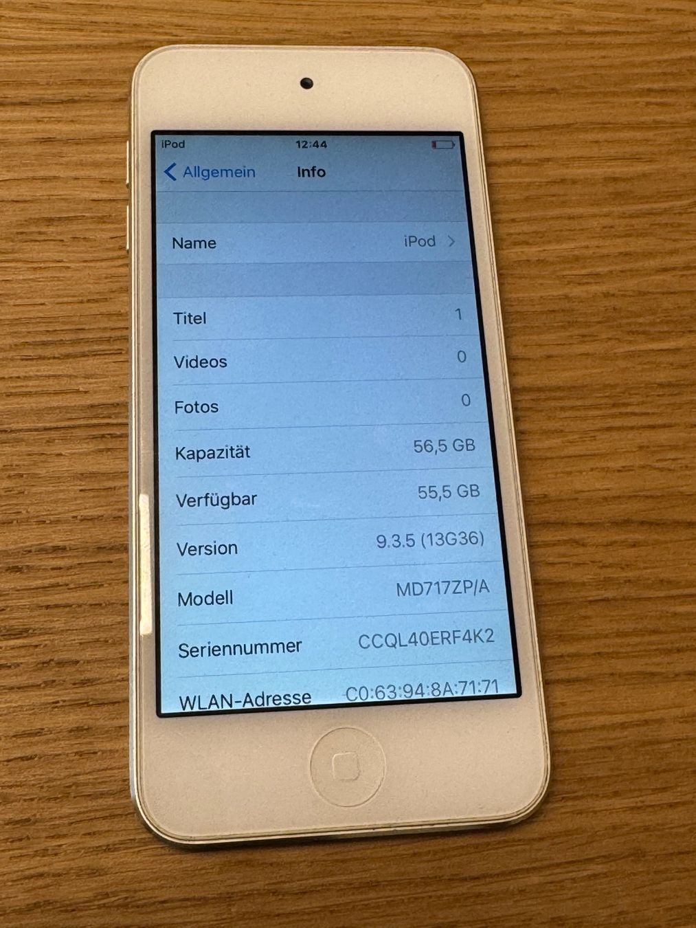 Apple Lettore multimediale portatile: iPod Touch 5th gen – Usato da Zollikofen venduto da lagavulin03 2