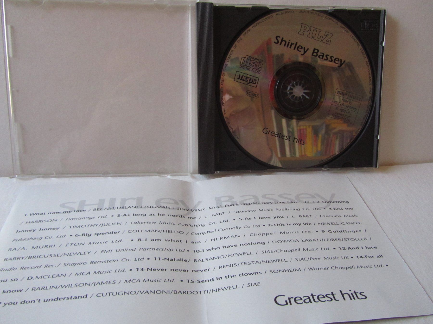 CD: Shirley Bassey, CD, greatest Hits – Usato da Weiningen ZH venduto da dietsch57 2