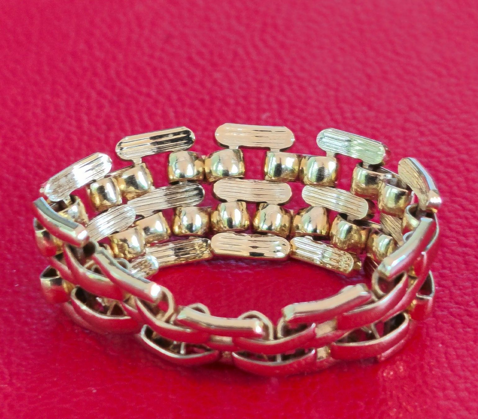 Ringe: Gliederring im klassischen Panther- oder Backstein - Design – Gebraucht aus Zürich von Tanteemma369 6