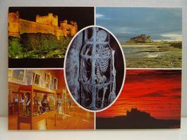 Postkarte Bamburgh Castle Northumberland England UK