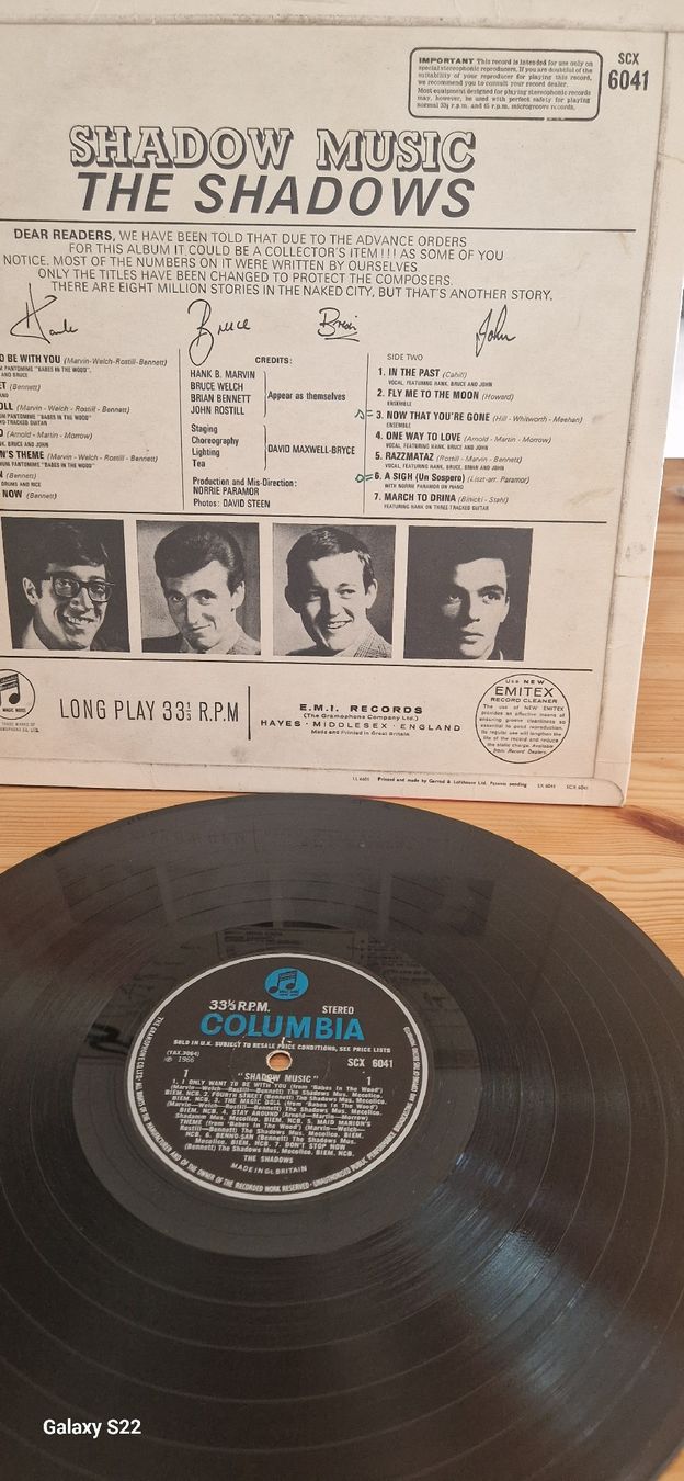 Schallplatten: Vinyle The Shadows - Shadow Music – Gebraucht aus Yvonand von RF-VINYL 2