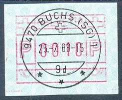 ATM 6III d Vollstempel sehr frühes Frühdatum 25.07.1988