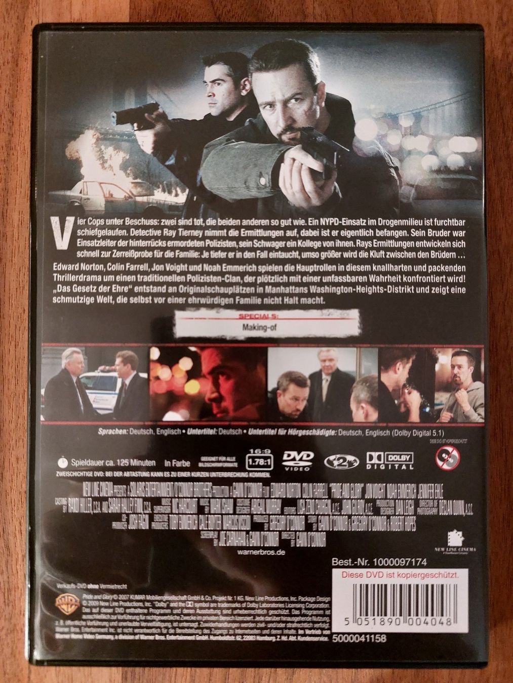Tous les DVDs: DVD - Das Gesetz der Ehre – D'occasion à Rheinfelden par FilmAuktion 1