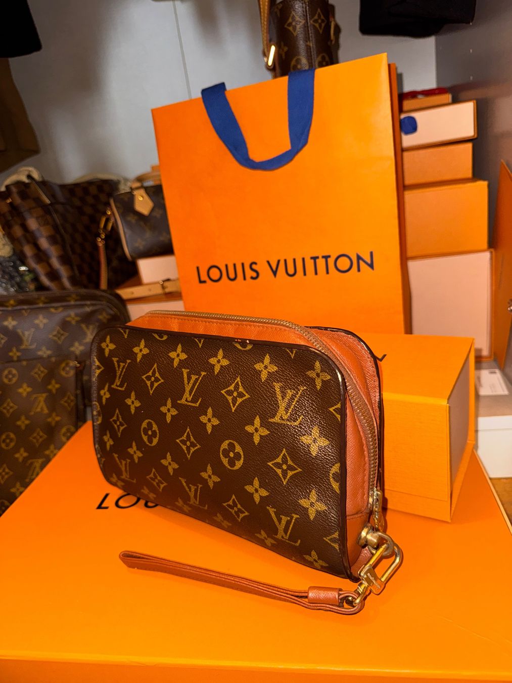 Louis Vuitton Borse: Louis Vuitton Orsay Clutch Monogram y1997 – Usato da Widnau venduto da Pukpan_99 2