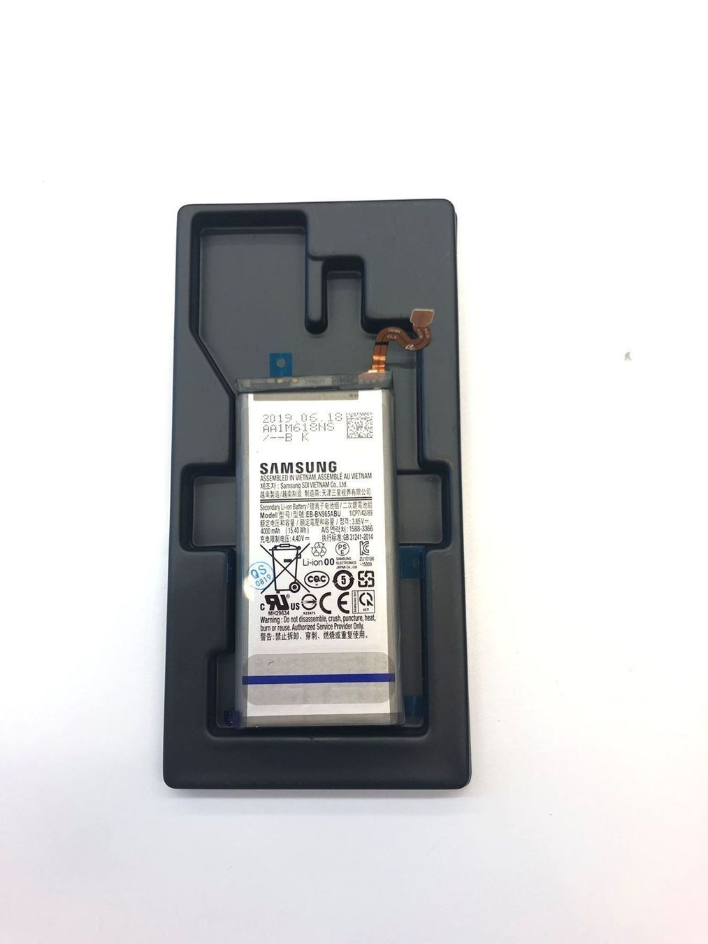 Samsung Batterie: Samsung Galaxy Note 9 Akku – Nuovo e nell'imballaggio originale da bern venduto da reptechnic