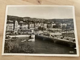Alte Ansichtskarte Zuerich um 1955, Top Zustand, Rarität