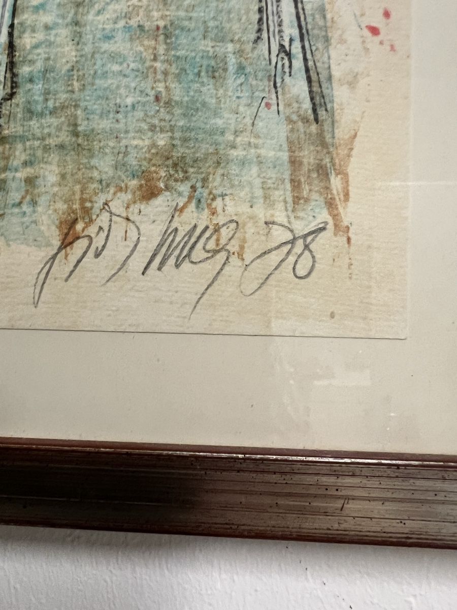 Grafica & Litografie: Fritz hug original Lithographie Antilope – Usato da Hombrechtikon venduto da vespa1954 4