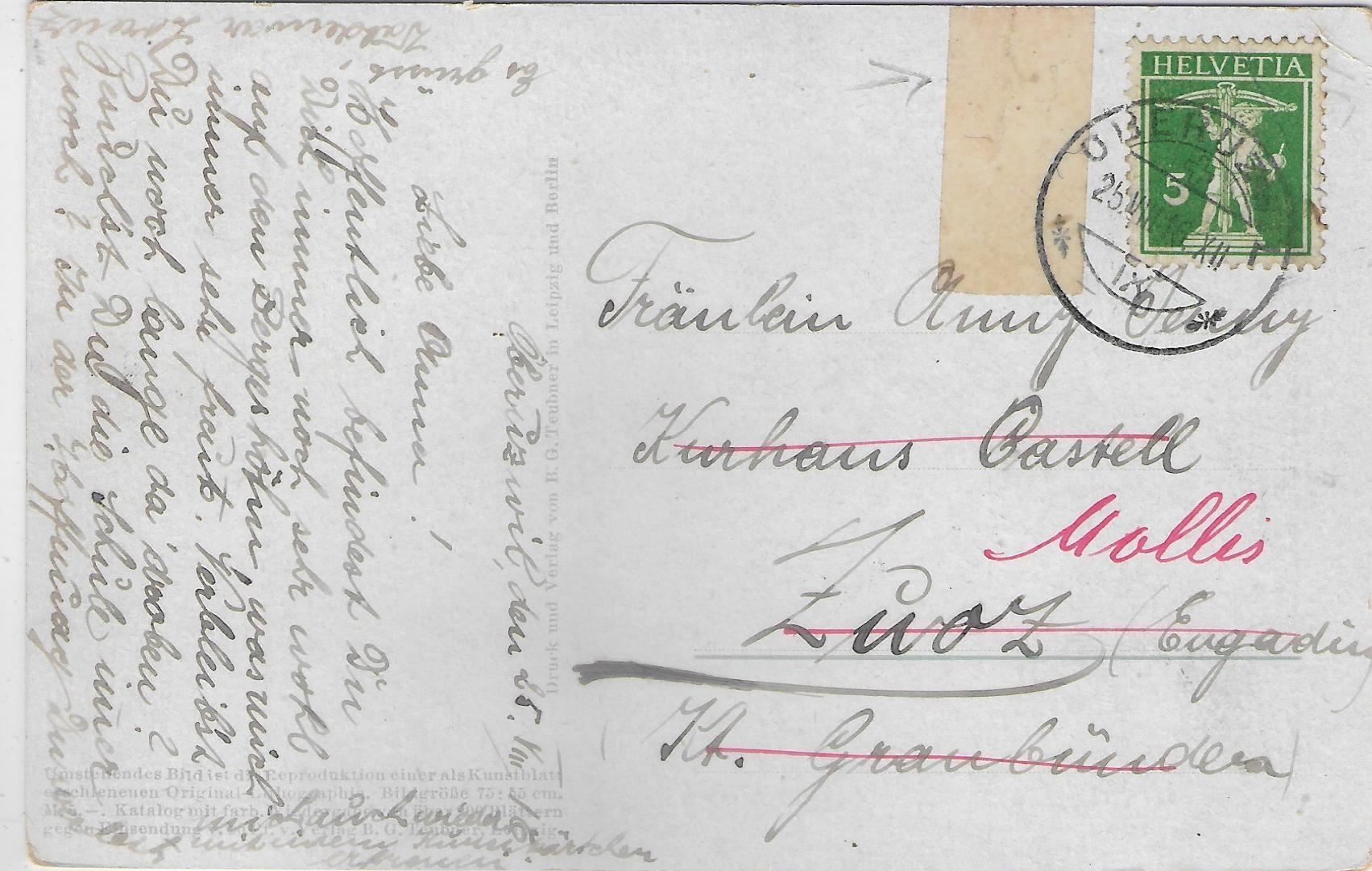 Cartoline postali: Baar - Bergfrieden im Winter – Difettoso da Ettingen venduto da Kartenplanet 1