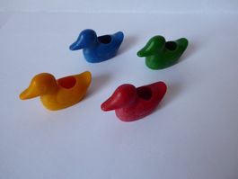 4  x Ente Spielfiguren, 5,5cm lang