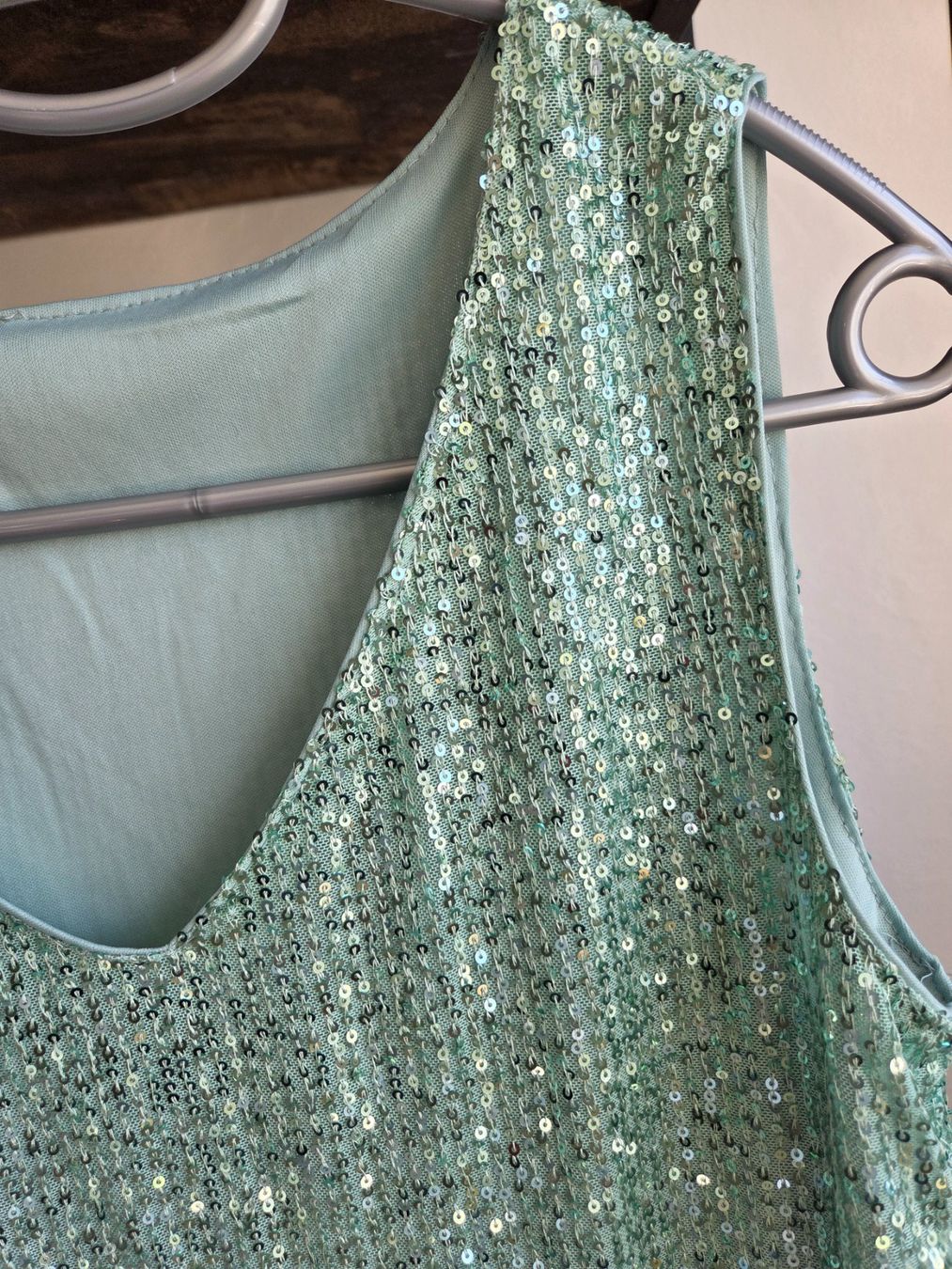 Tops: Paillettentop Mint – D'occasion à Hinwil par Mauso1 1