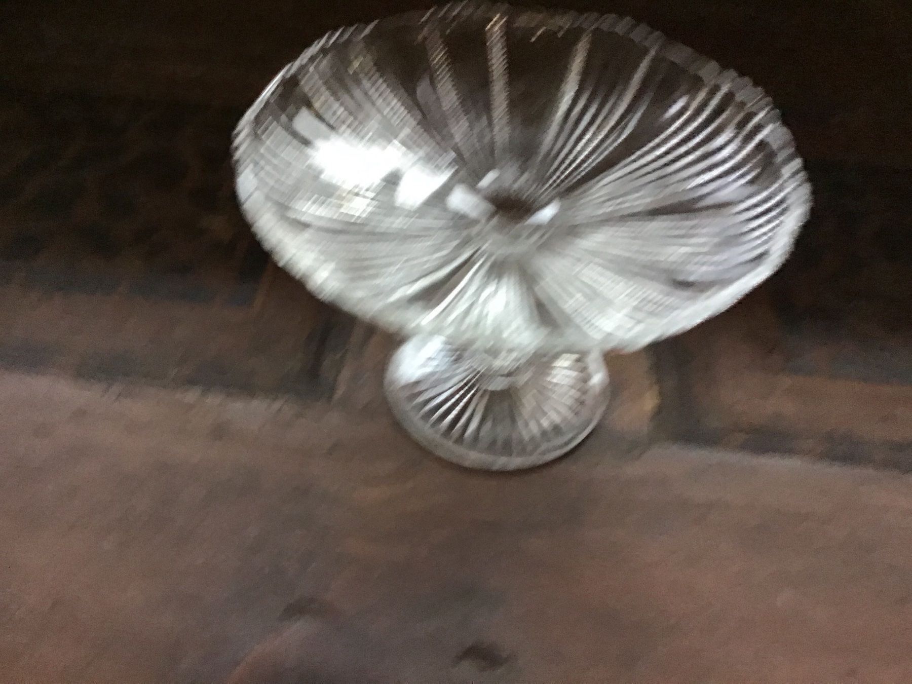 Bicchieri: Antike Glas Fussschale – Usato da St. Gallen venduto da Goldlilly 1