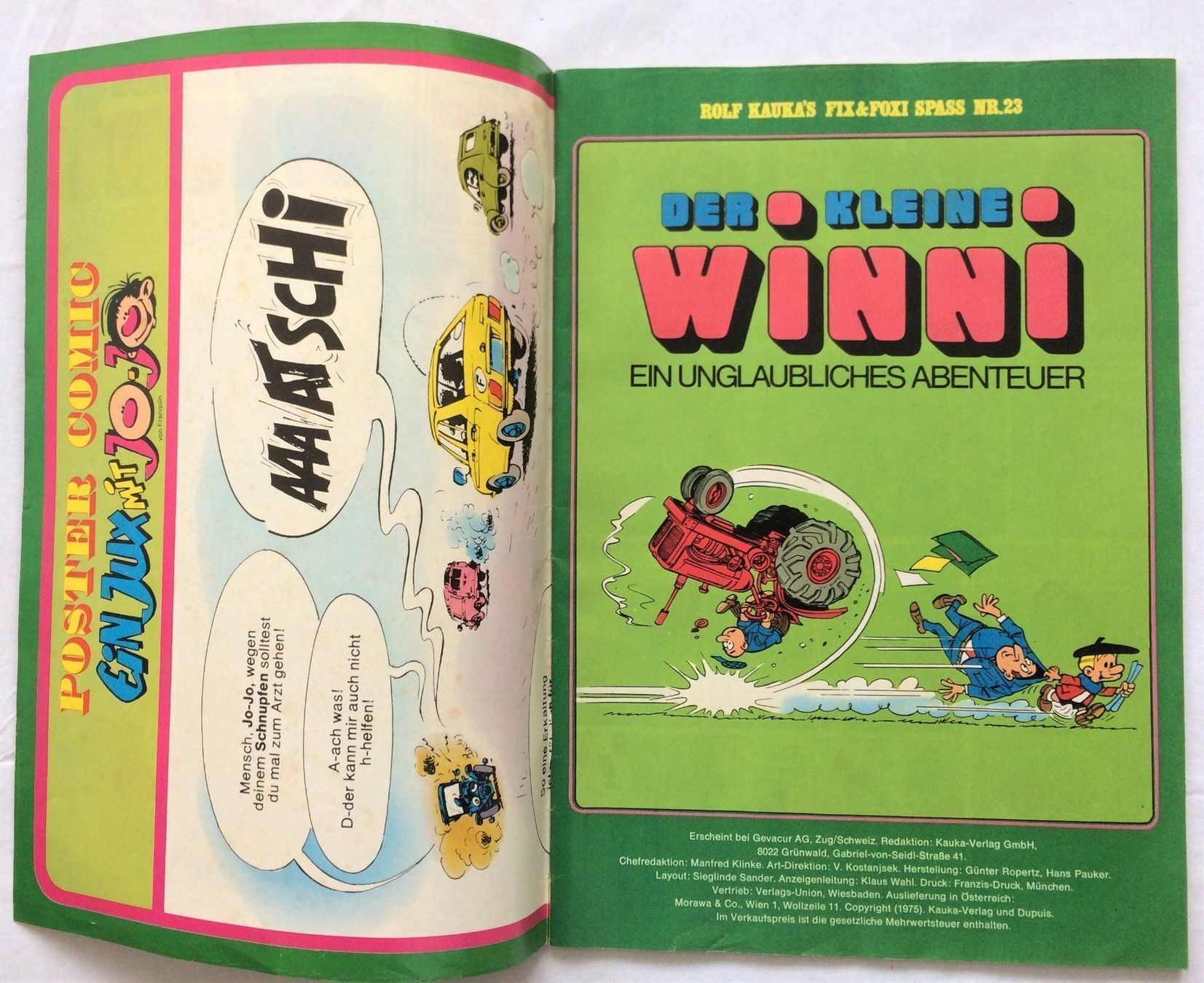 Fumetti: Fix+Foxi Spass - Nr.23 -Der kleine Winni – Usato da Schaffhausen venduto da durruti 2