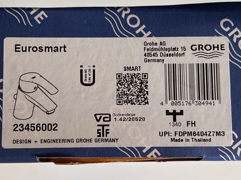Grohe Rubinetteria: EUROSMART WASSERHAHN GROHE ORIGINAL – Nuovo e nell'imballaggio originale da Uster venduto da SmartSales_zh