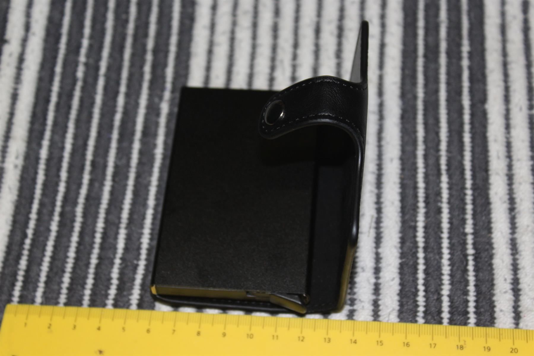 Portafogli: Leder Karten etui schwarz RFID Block – Nuovo (secondo la descrizione) da Kirchdorf AG venduto da Aarereussshop 7