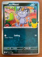 Pokemon Alola-Mauzi Holo 30 Jahre (Versand gratis)